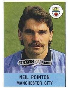 Figurina Neil Pointon - UK Football 1990-1991 - Panini