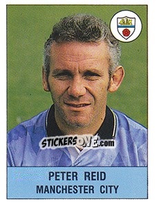 Figurina Peter Reid - UK Football 1990-1991 - Panini