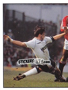 Sticker Action (puzzle 1) - UK Football 1990-1991 n. 206 - Panini