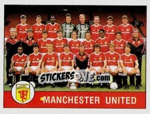 Sticker Team - UK Football 1990-1991 - Panini