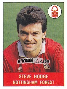 Figurina Steve Hodge - UK Football 1990-1991 - Panini