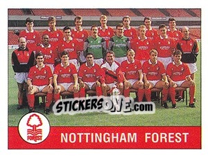 Figurina Team - UK Football 1990-1991 - Panini