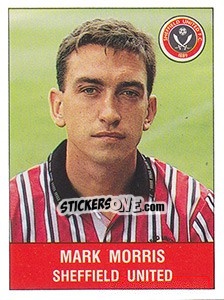 Sticker Mark Morris - UK Football 1990-1991 - Panini