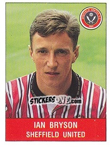 Sticker Ian Bryson - UK Football 1990-1991 - Panini