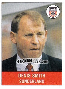 Cromo Denis Smith - UK Football 1990-1991 - Panini