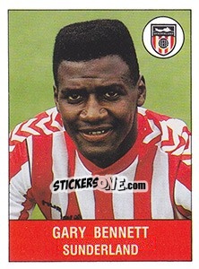 Figurina Gary Bennett - UK Football 1990-1991 - Panini