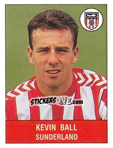 Sticker Kevin Ball - UK Football 1990-1991 n. 304 - Panini