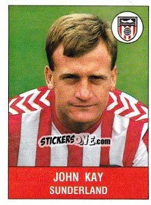 Figurina John Kay - UK Football 1990-1991 - Panini