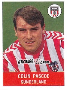 Cromo Colin Pascoe - UK Football 1990-1991 n. 312 - Panini