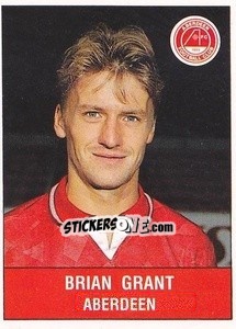 Sticker Brian Grant - UK Football 1990-1991 - Panini