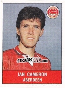 Figurina Ian Cameron - UK Football 1990-1991 - Panini