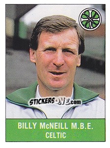 Sticker Billy McNeill - UK Football 1990-1991 - Panini