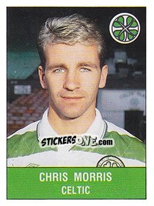 Sticker Chris Morris - UK Football 1990-1991 - Panini