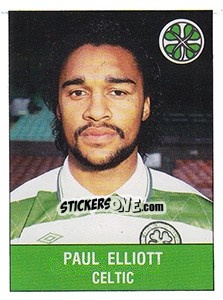 Sticker Paul Elliott - UK Football 1990-1991 - Panini
