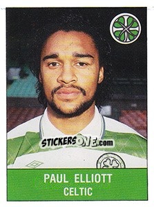 Sticker Paul Elliott - UK Football 1990-1991 n. 373 - Panini