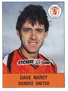 Sticker Dave Narey - UK Football 1990-1991 n. 388 - Panini