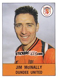 Sticker Jim McInally - UK Football 1990-1991 n. 392 - Panini