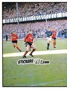 Figurina Action (puzzle 1) - UK Football 1990-1991 n. 393 - Panini