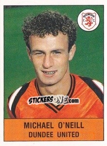 Sticker Michael O'Neill - UK Football 1990-1991 - Panini