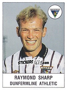 Figurina Raymond Sharp - UK Football 1990-1991 - Panini
