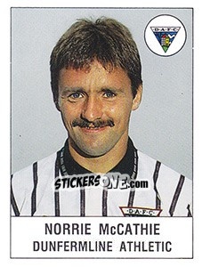Figurina Norrie McCathie - UK Football 1990-1991 - Panini
