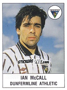 Figurina Ian McCall - UK Football 1990-1991 - Panini