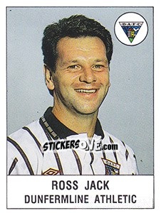 Figurina Ross Jack - UK Football 1990-1991 - Panini