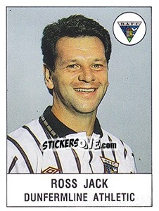 Sticker Ross Jack - UK Football 1990-1991 n. 417 - Panini