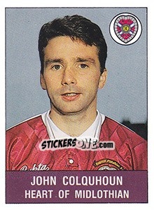 Figurina John Colquhoun - UK Football 1990-1991 - Panini