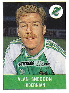 Figurina Alan Sneddon - UK Football 1990-1991 n. 440 - Panini