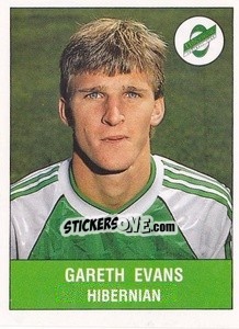 Figurina Gareth Evans - UK Football 1990-1991 - Panini