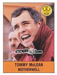 Sticker Tommy McLean - UK Football 1990-1991 - Panini