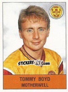 Figurina Tommy Boyd - UK Football 1990-1991 - Panini