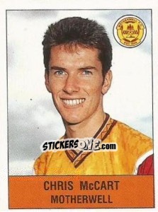 Sticker Chris McCart - UK Football 1990-1991 - Panini