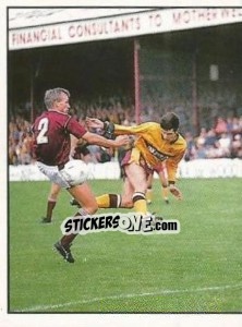 Figurina Action (puzzle 1) - UK Football 1990-1991 n. 461 - Panini