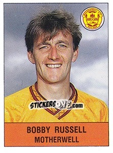 Sticker Bobby Russell - UK Football 1990-1991 n. 464 - Panini