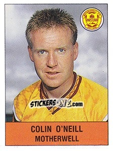 Figurina Colin O'Neill - UK Football 1990-1991 - Panini
