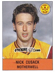 Figurina Nick Cusack - UK Football 1990-1991 - Panini