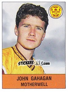 Sticker John Gahagan - UK Football 1990-1991 - Panini