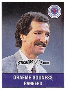 Cromo Graeme Souness - UK Football 1990-1991 - Panini