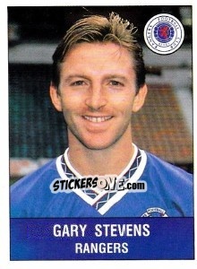 Figurina Gary Stevens - UK Football 1990-1991 - Panini