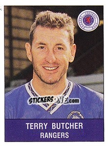 Sticker Terry Butcher - UK Football 1990-1991 n. 473 - Panini