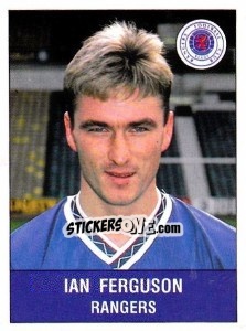 Figurina Ian Ferguson - UK Football 1990-1991 - Panini