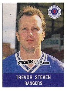 Sticker Trevor Steven - UK Football 1990-1991 n. 477 - Panini