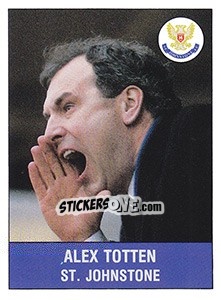 Figurina Alex Totten - UK Football 1990-1991 - Panini