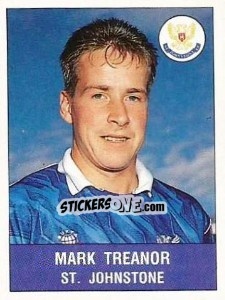 Sticker Mark Treanor - UK Football 1990-1991 - Panini