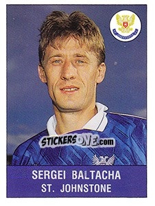 Sticker Sergei Baltacha - UK Football 1990-1991 n. 491 - Panini