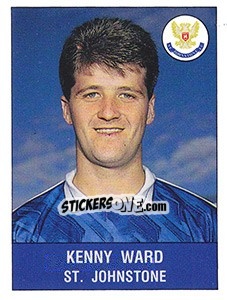 Cromo Kenny Ward - UK Football 1990-1991 - Panini