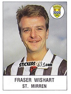 Sticker Fraser Wishart - UK Football 1990-1991 n. 506 - Panini