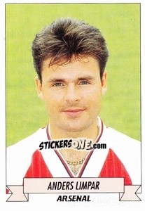 Sticker Anders Limpar - English Football 1992-1993 n. 8 - Panini